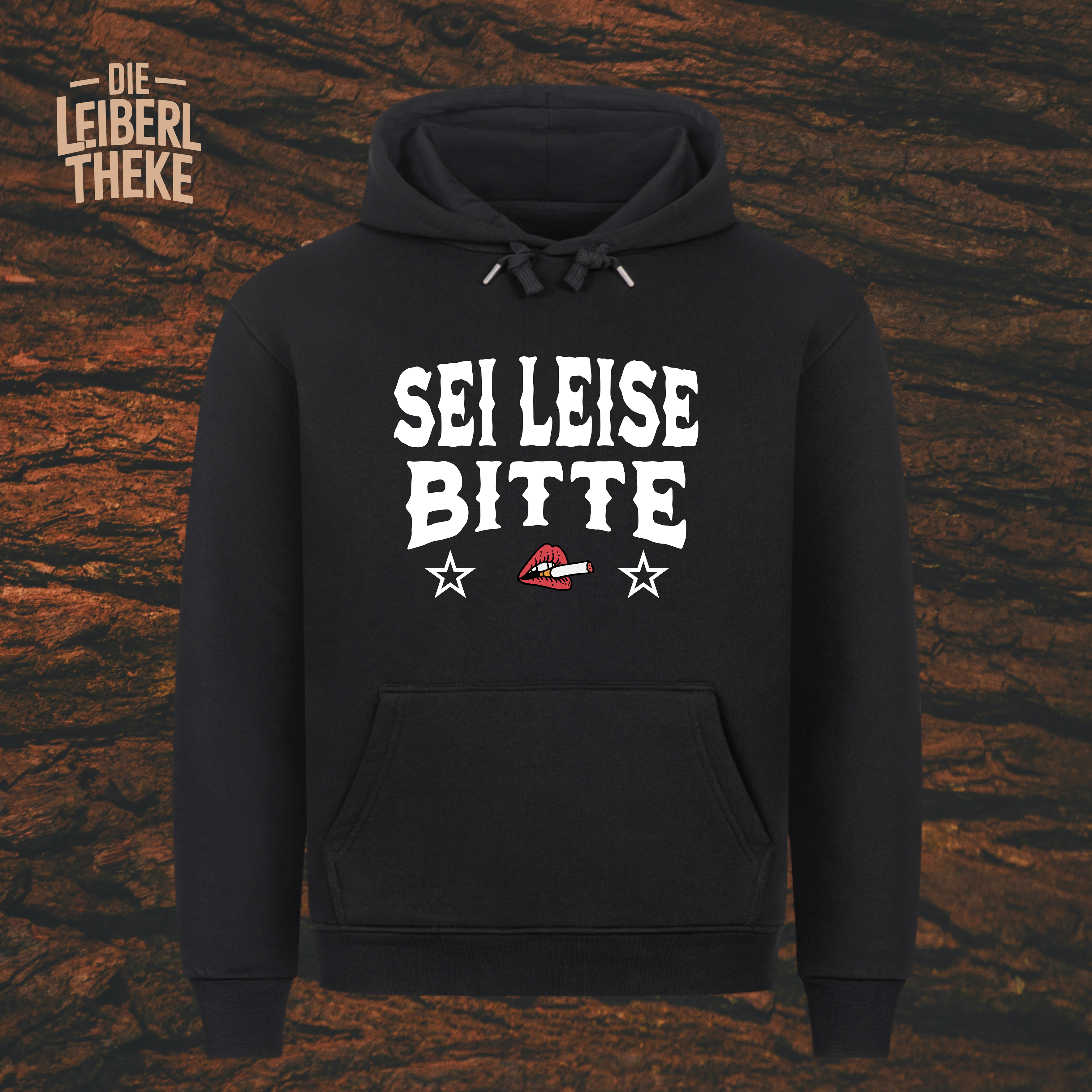 SEI LEISE BITTE -  Premium Kapuzenpullover