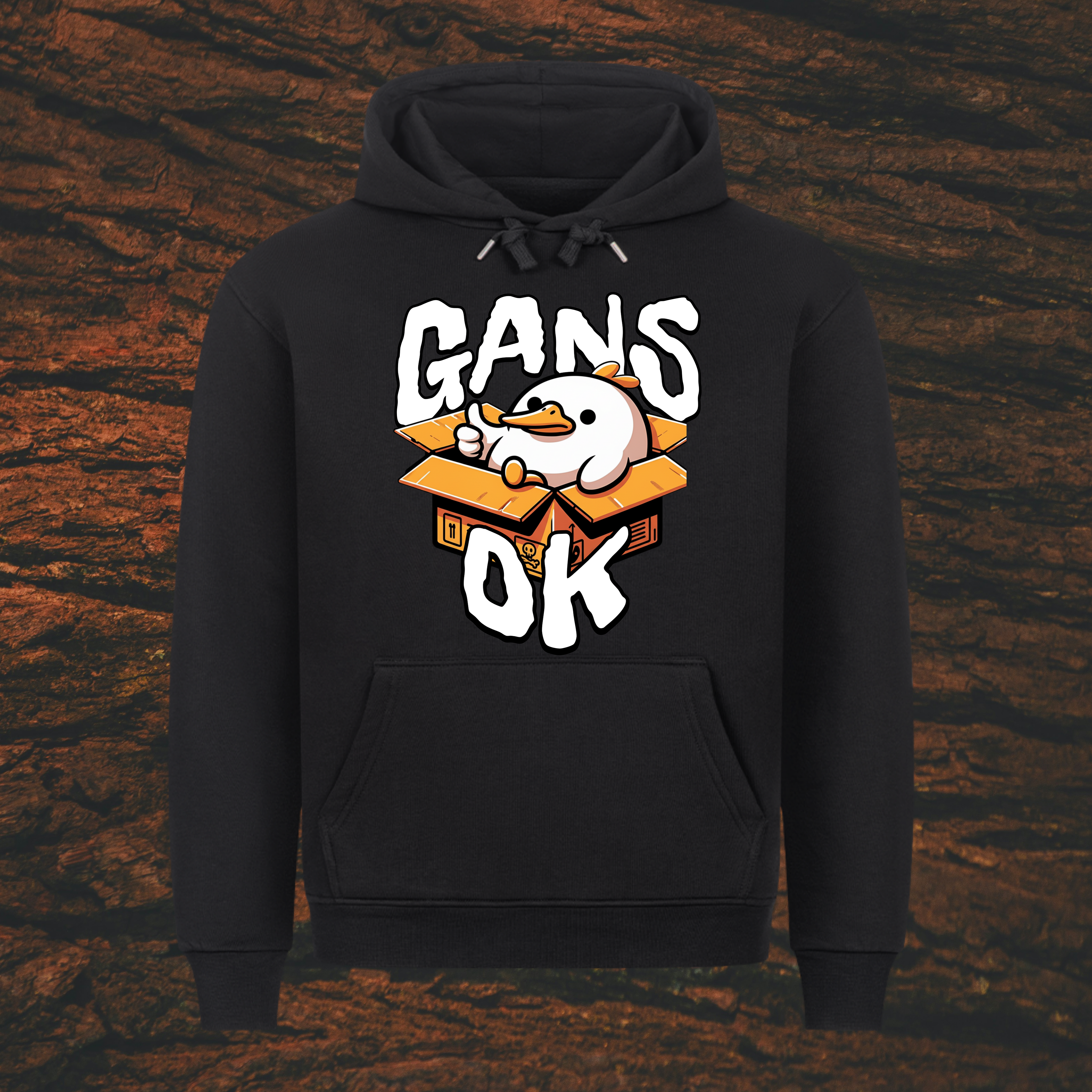 GANS OK - Premium Kapuzenpullover