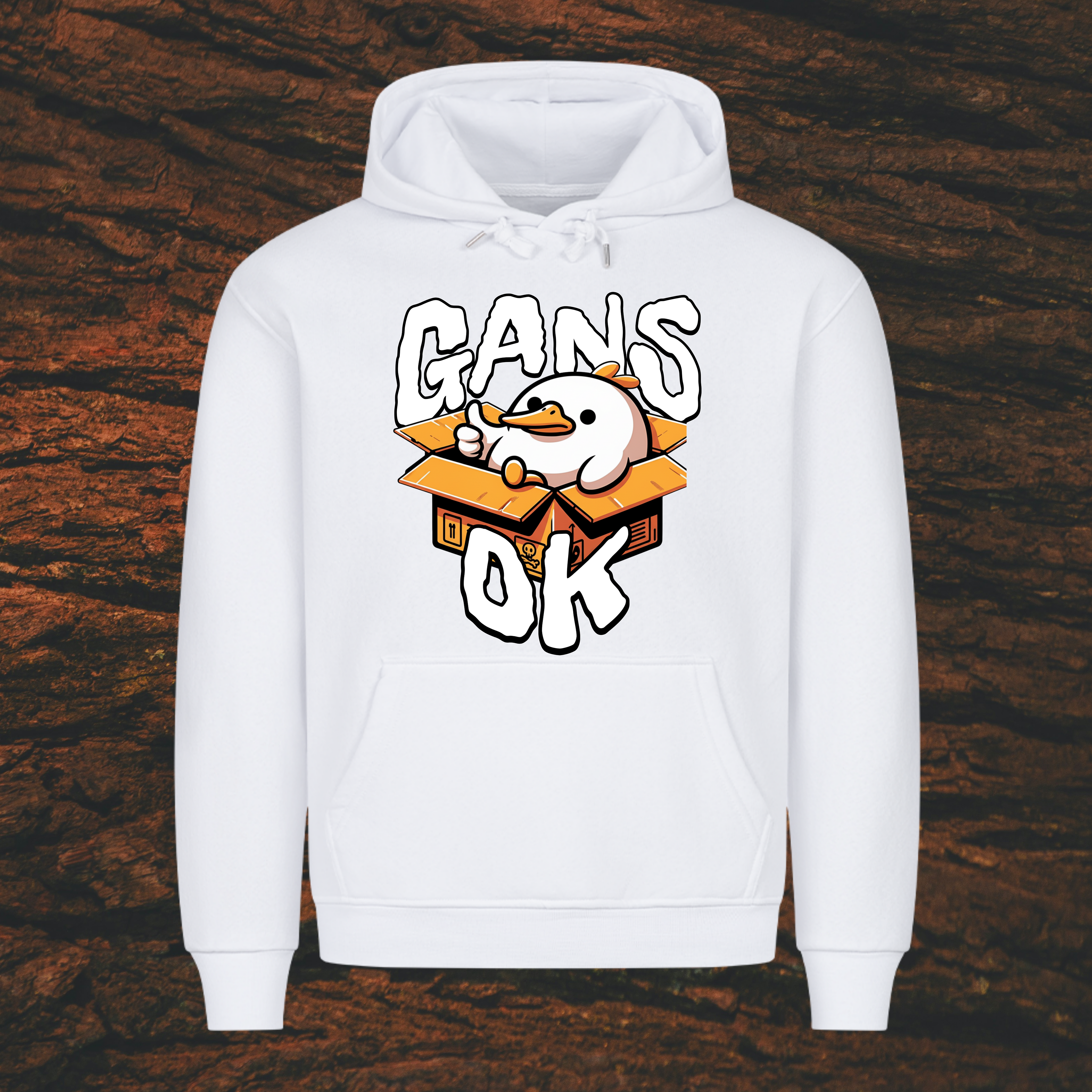 GANS OK - Premium Kapuzenpullover